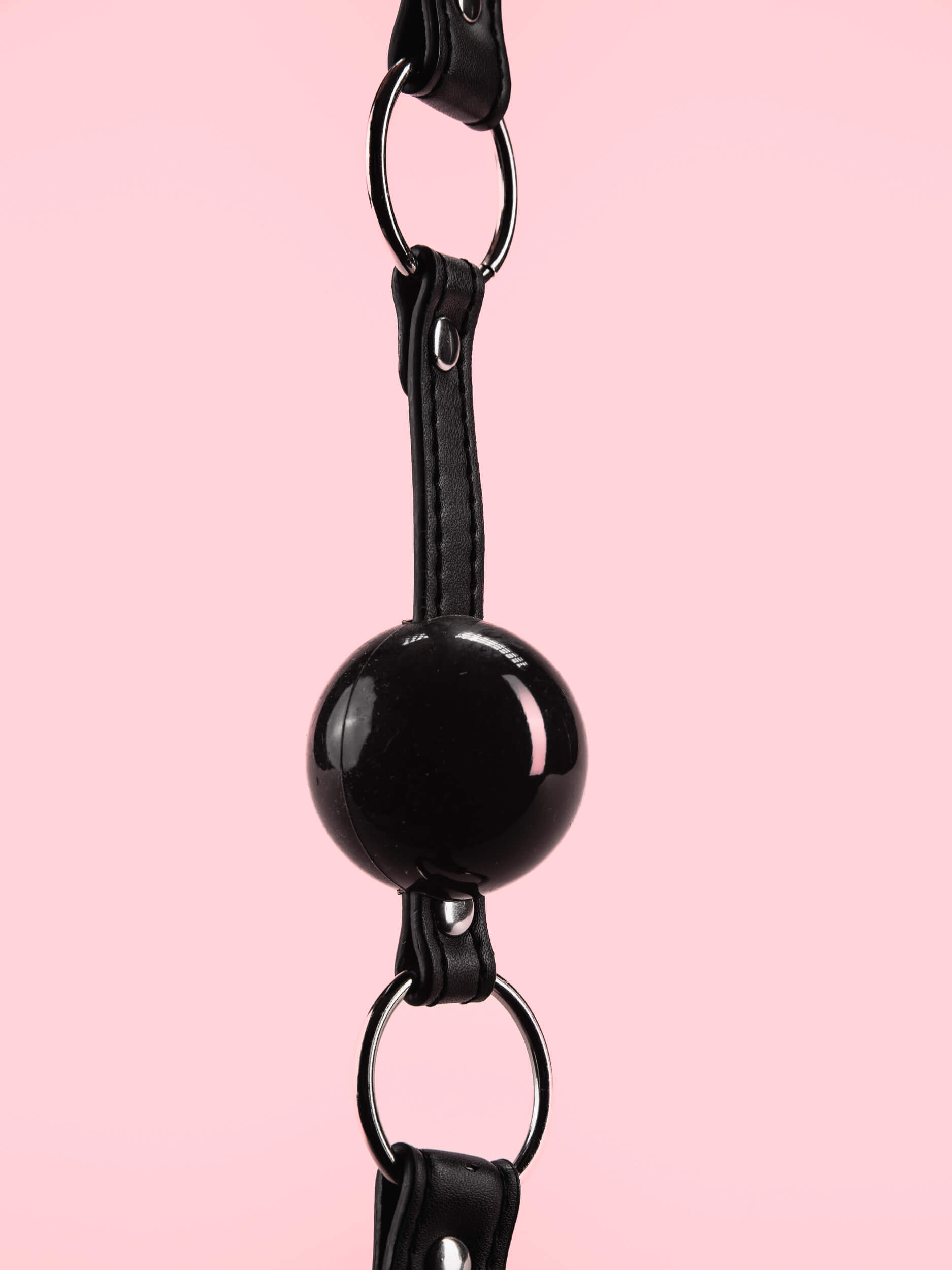 Sirius - Gag Ball din Silicon Medical cu Curele Ajustabile image 3